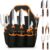 Gardening Tool Set, CHRYZTAL Stainless Steel Heavy Duty Gardening Tool Set, with Non-Slip Rubber Grip, Storage Tote Bag, Outdoor Hand Tools, Ideal Gardening Gifts for Women