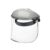 Sellstrom Advantage Face Shield – Lightweight Mask with Crown & Ratchet Headgear, for Work, Grinding, Cutting – ANSI Z87.1 – Clear Uncoated Polycarbonate Window