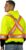 JORESTECH High Visibility Safety Sweater– Two Tone Reflective X in Back – ANSI/ISEA/CSA Z96