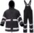Rizzon Rain Suits for Men Women Waterproof Heavy Duty Rain Gear Hi-Vis Rain Jacket & Pants for Fishing, Camping