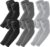 BHYTAKI 4 Pairs UV Sun Protection Arm Sleeves, UPF 50 Sports Cooling Arm Compression Sleeves for Men Women Teenager