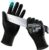 COOLJOB A3 Cut Resistant Fishing Gloves for Men, Touchscreen Safety Work Gloves with Grip Nitrile Rubber Coating for Glass Handling Wood Carving, Saltwater Fishing Gear, Black, Medium, 1 Pair