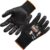 Nitrile Coated Work Gloves, High Dexterity, Ergodyne ProFlex 7001, Small,Black